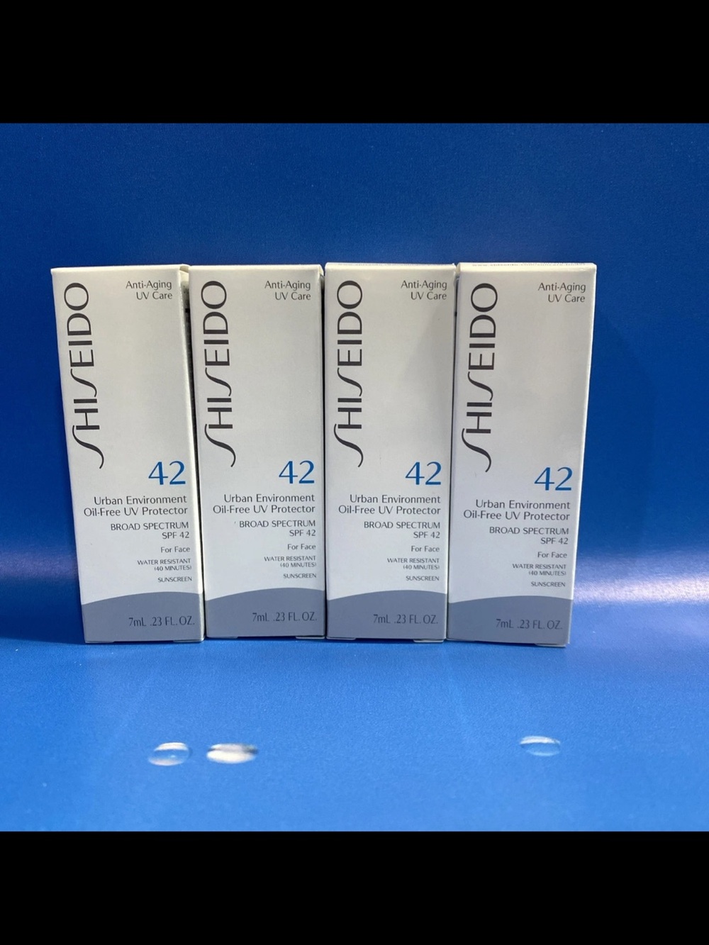 4 Shiseido Urban Environment Oil-Free UV Protector SPF 42 .23 oz